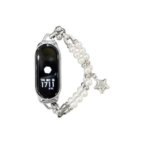 Trendy Wrist Ремень Xiaomi Красный Бежевый Совместимость Металл Бусины Материал