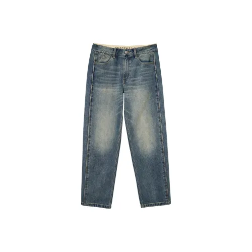 JACK JONES A14 Темный деним синий Мужские джинсы