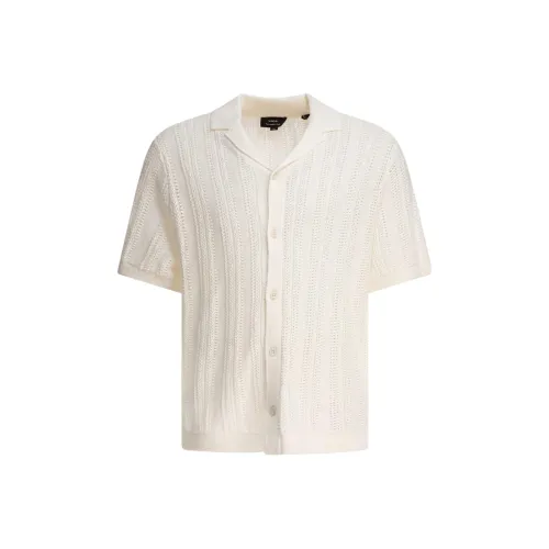 VINCE Белые Мужские Рубашки