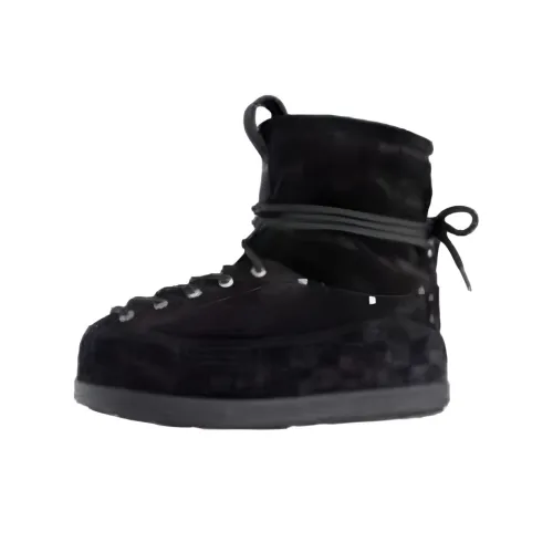 LOUIS VUITTON Nigo Collaboration FW25 Yeti Короткий Сноубутсы Мужской Черный