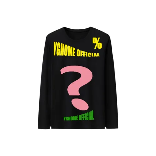 YGHOME OFFICIAL Черный Унисекс T-рубашки