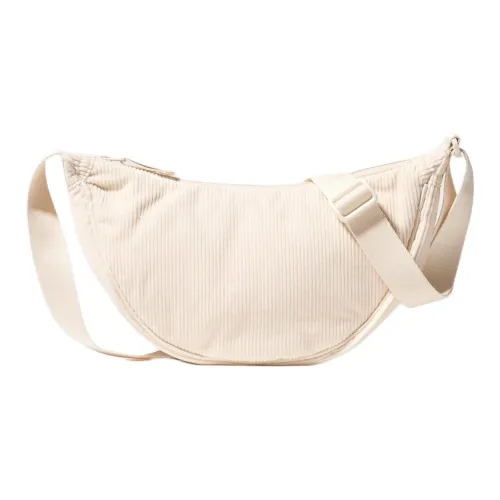 UNIQLO Хлопок Сумка через плечо Мини Женская Айвори