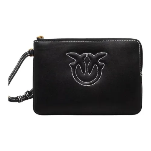 PINKO Телячья кожа Клатч Женский Черный