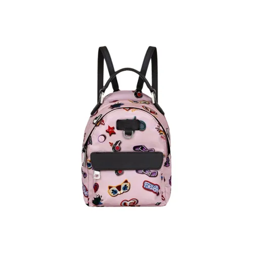 Furla Favola Нейлон Кожа Рюкзак Мини Женский Розовый