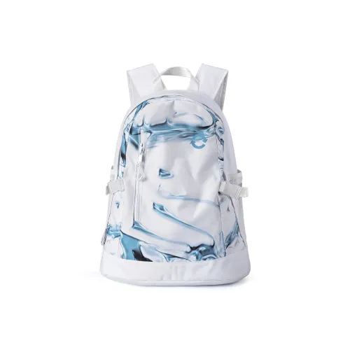 FINITE LOOP Бутылка Экологичный Ткань Рюкзак Стандартный Унисекс Белый Синий