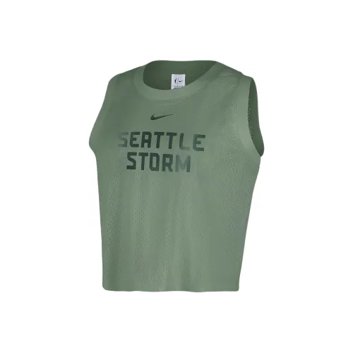 Nike WNBA SPIRAL Шалфейный Fir Женские Спортивные Майки Без Рукавов