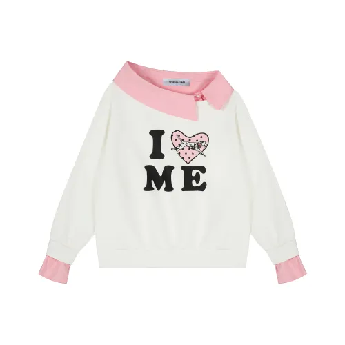 7 SEVFUN Белый Женский Свитшот