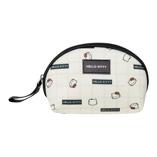 Sanrio Hello Kitty Холст Косметичка Стандартная Женская Черная