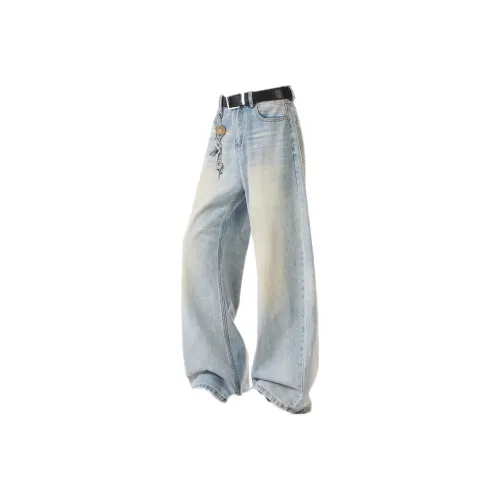 PANDA ADEVIL x PANDA ADEVIL Джинсы Унисекс