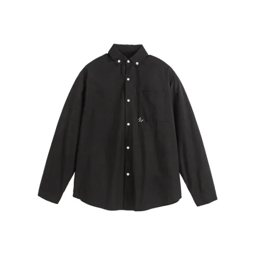 UKTK Черные Мужские Рубашки