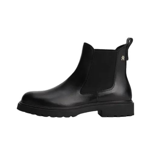 Tommy Hilfiger TH Monogram Челси 3,4CM Женские Черный