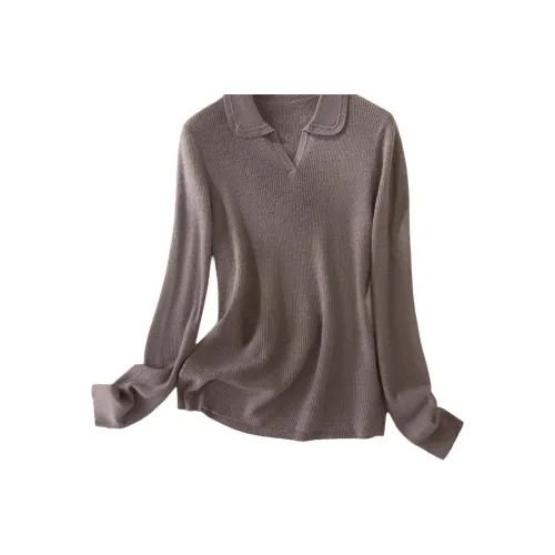 IHIMI Светлая Мышка Кофейного Цвета Женская Трикотажная