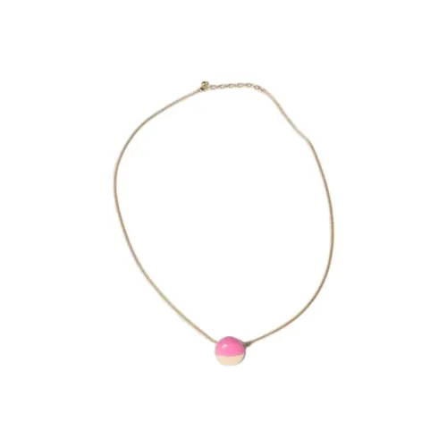 MIU MIU Метил Акриловый Эстер Ожерелья Женские Розовый