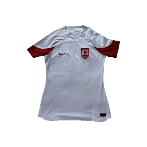 Nike Белый Унисекс Футбольные Джерси