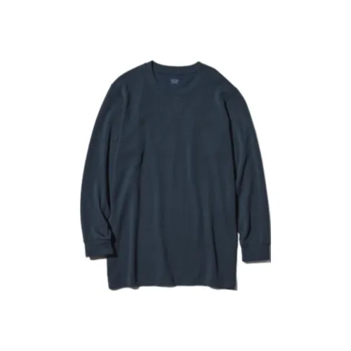 UNIQLO Темно-синие мужские футболки T