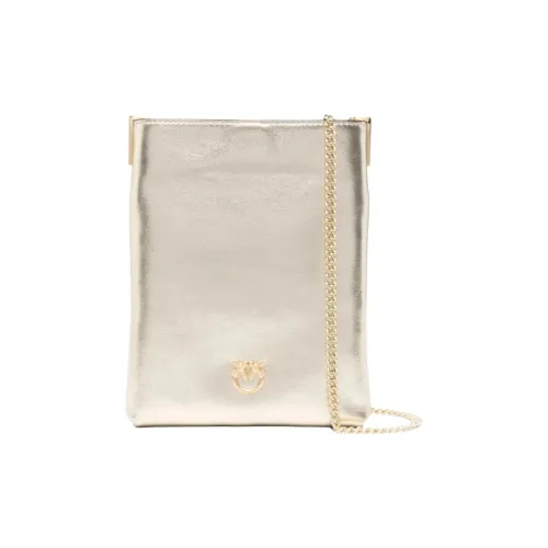 PINKO Кожа Сумка через плечо Женская Золотая