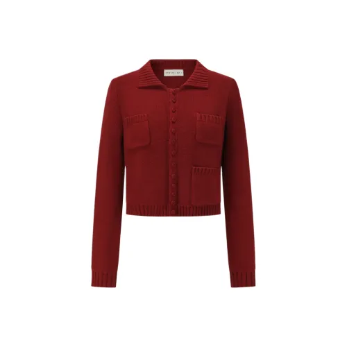SWAYING KNIT Красный Женский Свитер
