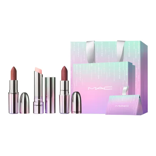 MAC Фестиваль Циси Ограниченная серия Bullet Голова Помады Матовый Легко смешивается Естественный Трехкомпонентный комплект