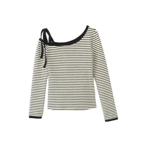 IUNOP Кружево Вверх Дизайн Длинный Рукав Т Рубашка Топ Для Женщин Женские