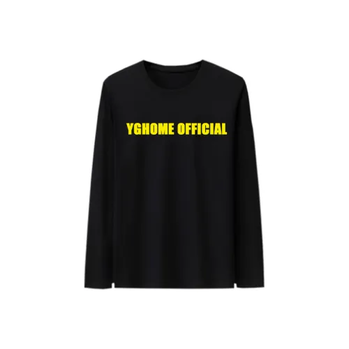 YGHOME OFFICIAL Черный Унисекс T-рубашки