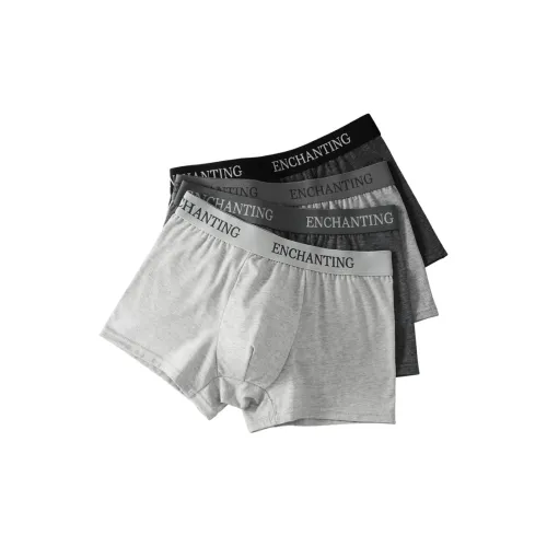 MENGZHAN Мужские боксеры MID с шаговым швом сексуальные дышащие спортивные большой размер шорты мужские