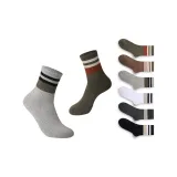 7A Антибактериальный 100% хлопок Дышащие Носки 6 пар