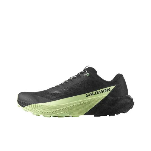 SALOMON Беговые кроссовки Мужские Черные Зеленые