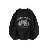 [Весна-осень Тяжелый] Черный (Кемпинг Дикая природа Время)