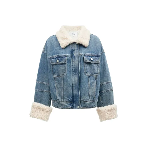 ONLY J33 Винтаж 350 Промытый деним Женские пуховики