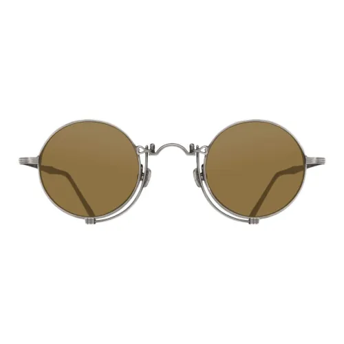 Matsuda Round Sunglasses Unisex Silver