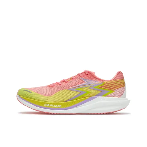 361° Speed 4 Pro Беговые кроссовки Низкий топ Неоново-светлый коралловый Унисекс