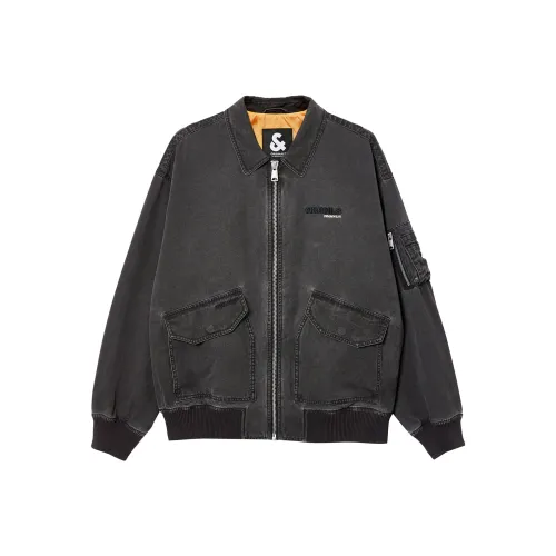 JACK JONES A16 Темно-серый деним Мужские куртки