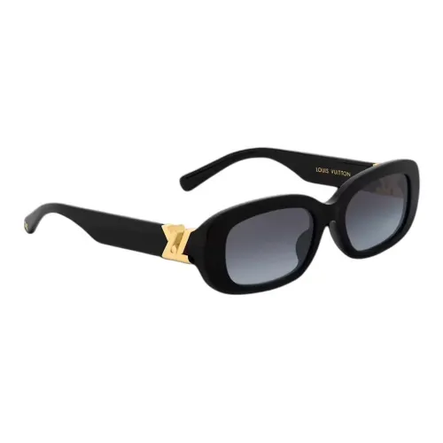 LOUIS VUITTON Ацетат OVAL SUNGLASSES Женские Черный