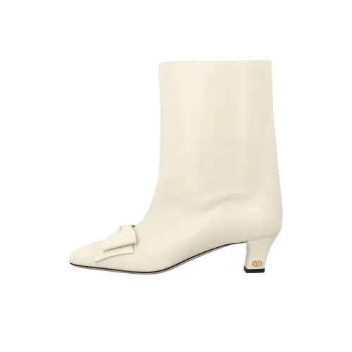Валентино VLogo Signature Ботильоны Женские Белые