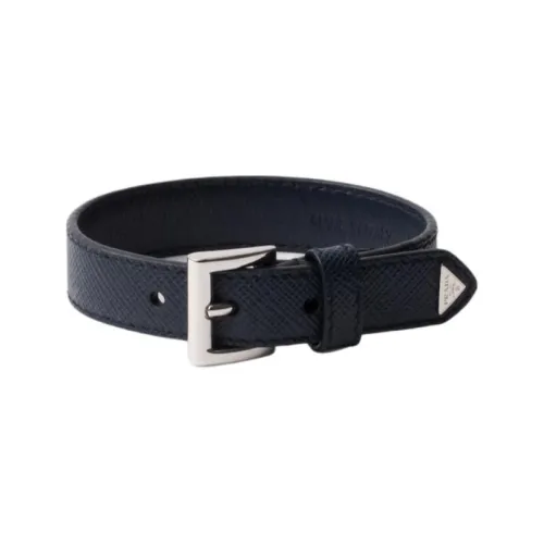 PRADA Кожа Браслеты Мужской Морской Синий