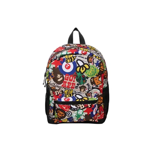A BATHING APE Ткань Рюкзак Детский Многоцветный