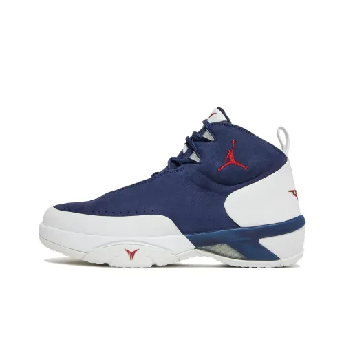 Jordan Melo M3 Винтажные баскетбольные кроссовки Унисекс Темно-синий