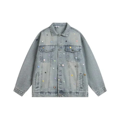 YEARNED Светло-синие унисекс джинсовые куртки