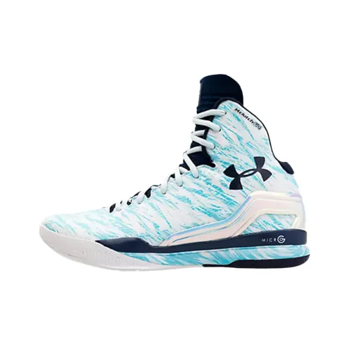 Under Armour ClutchFit Drive Баскетбольные кроссовки Мужские Белый Синий