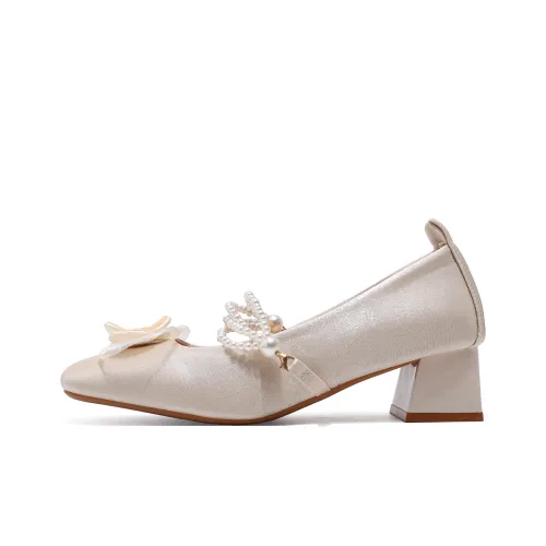 Be Good Грубый каблук Туфли Мэри Джейн Женские