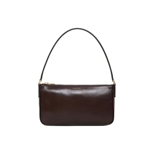 Anine Bing Elly Кожа Сумка Мини Женская Коричневая