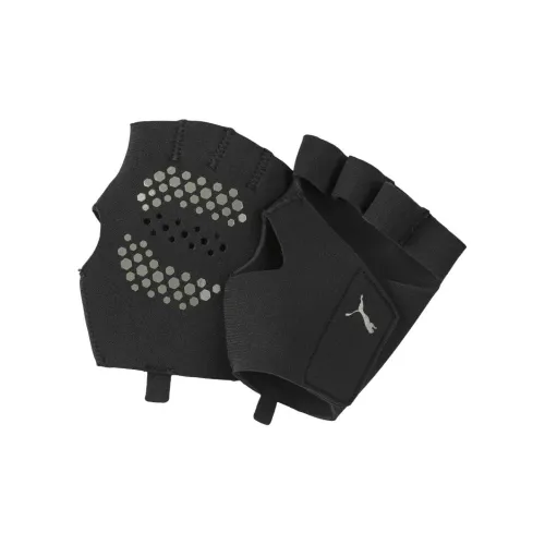 PUMA Резиновые фитнес-перчатки унисекс черные