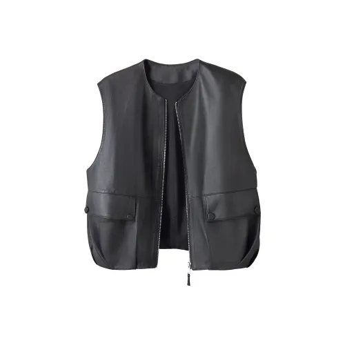 Cypress House Черные Женские Жилеты