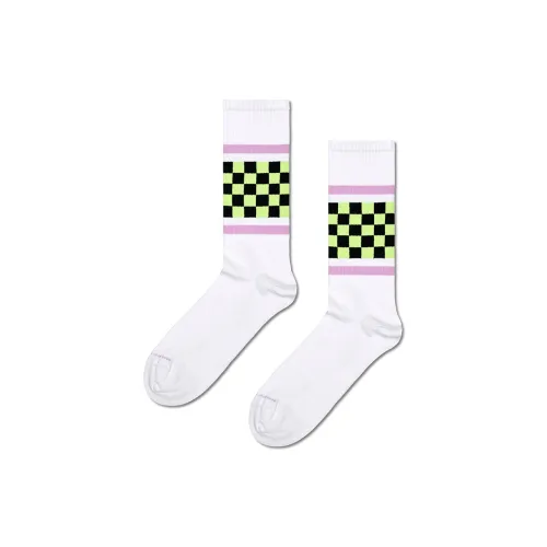 Happy Socks Белые Унисекс MID Носки до икры