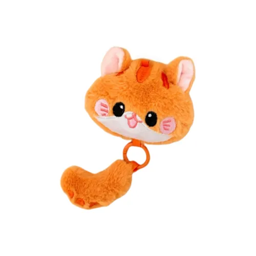 77 SEVEN DREAM Милый длинный хвост котенок плюшевый брелок 15 см высота