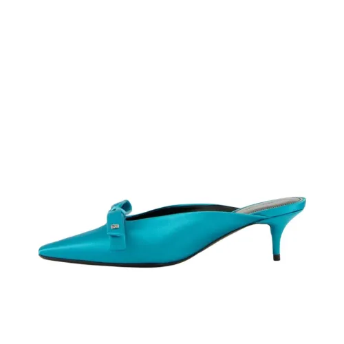 Balenciaga Домашние тапочки 6,5 см Женские Синие