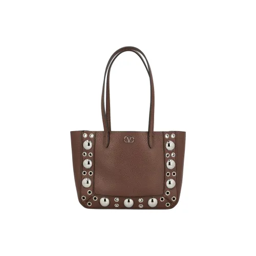 Valentino Телячья кожа Сумка через плечо Женская Коричневая