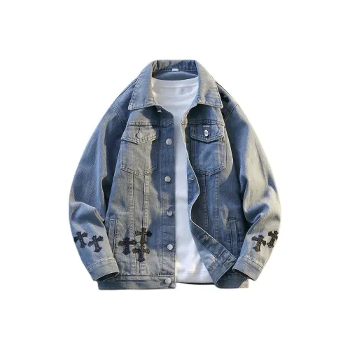 Dme Светло-синие унисекс джинсовые куртки