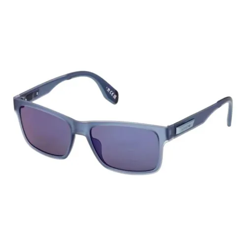 Adidas Originals Прямоугольные Солнцезащитные очки Мужские Матовые Синие