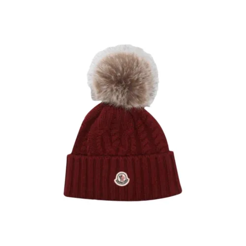 Moncler Шерстяные Шапки Женские Красные